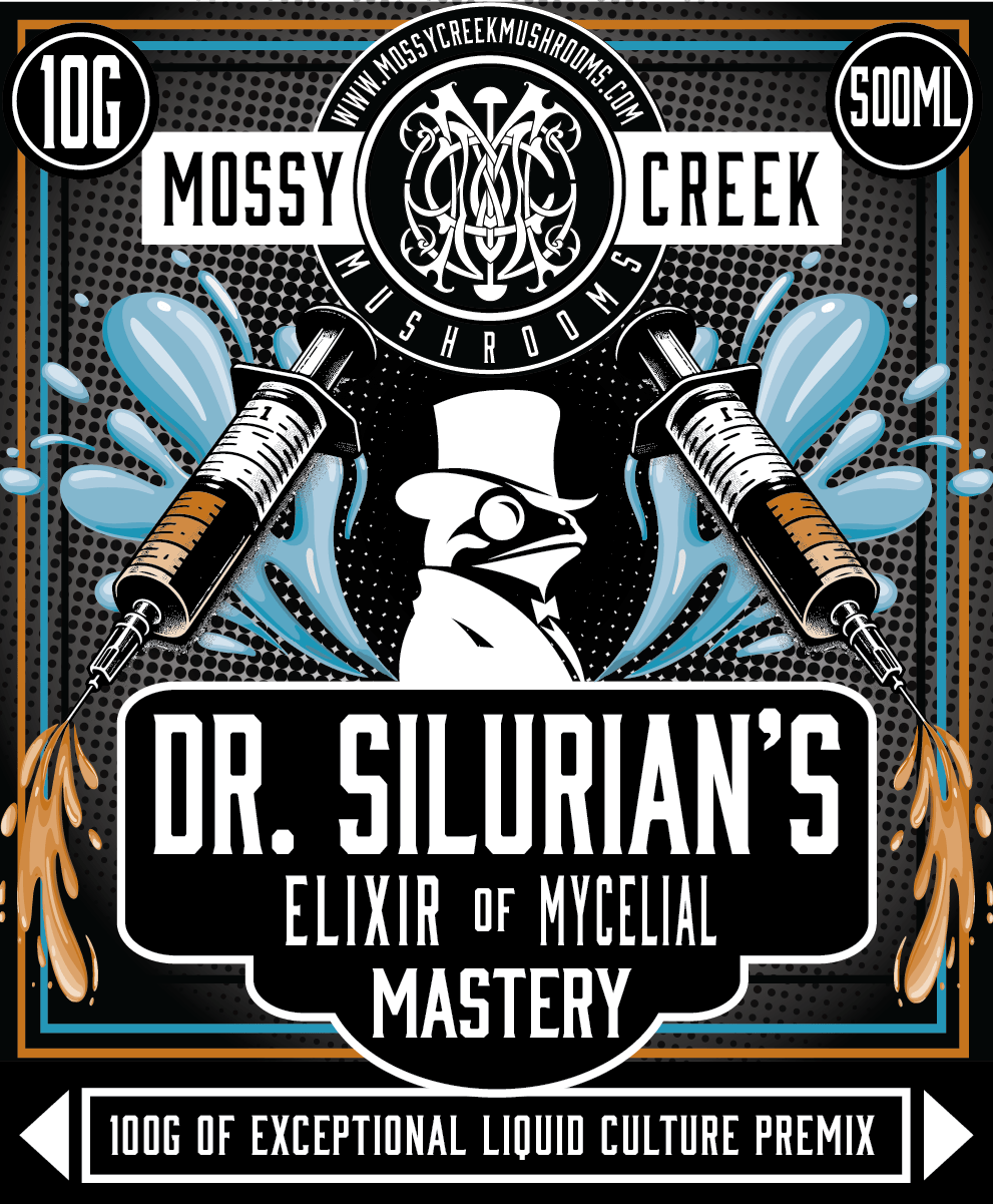 Dr. Silurian's Elixir of Mycelial Mastery - An Exceptional Liquid Culture Premix